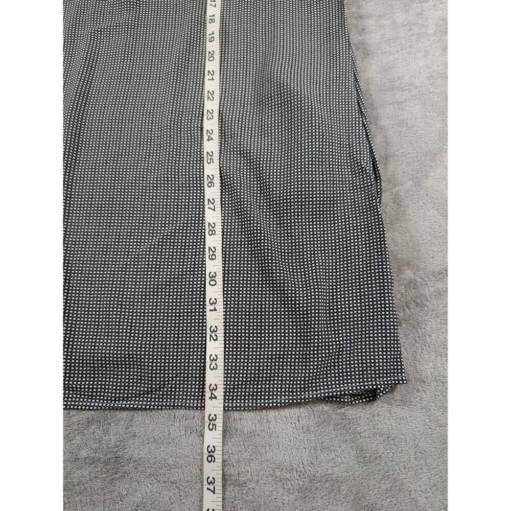 Joie Tunic Shirt Dress Womens M Black White Star Print Bell Sleeve Rayon Mini - Picture 11 of 11
